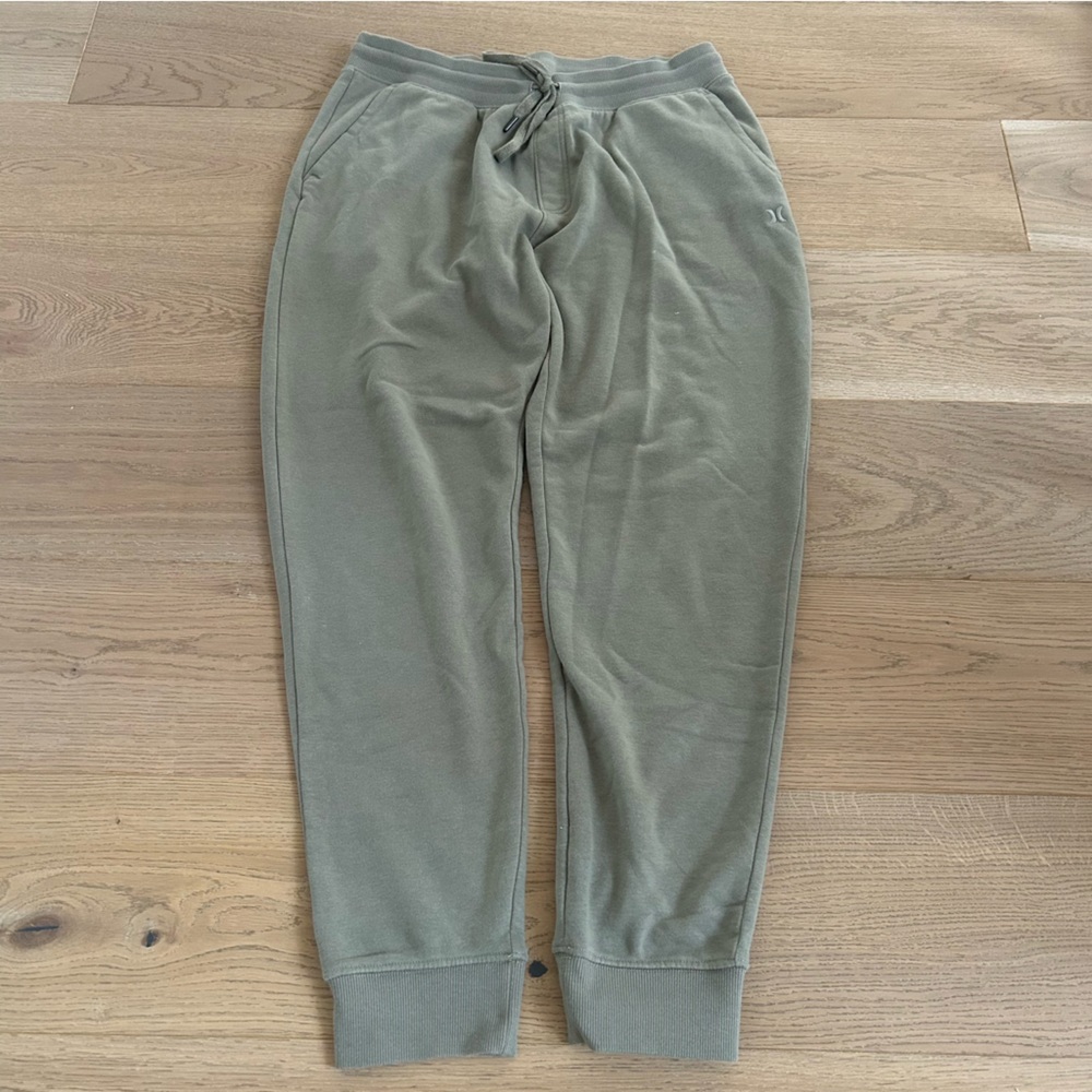 Hurley Mens Sage Green Joggers